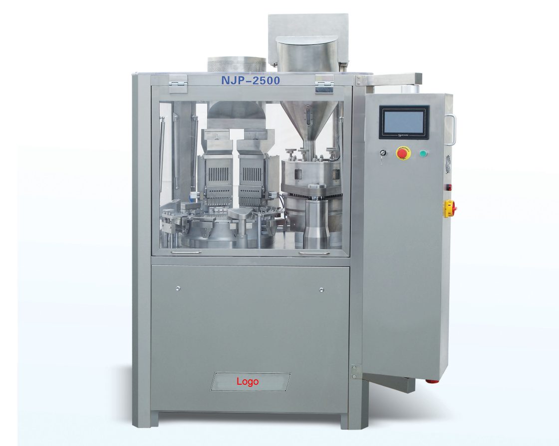 NJP-2000 High-Capacity Hard Capsule Filling Machine - full machine view with control panel and production stations