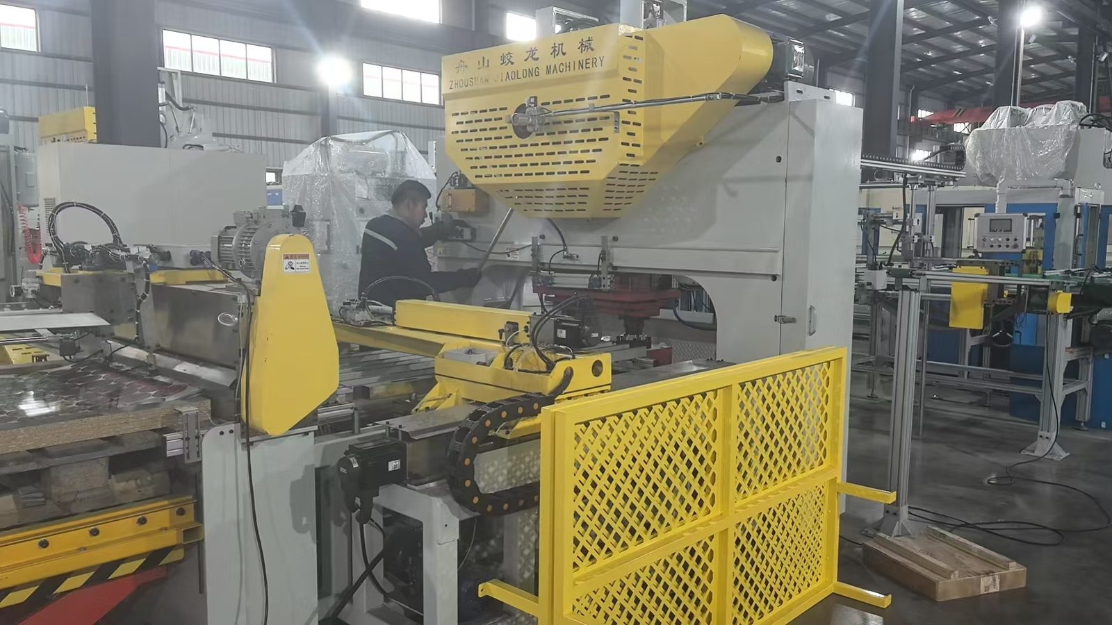 YC-60 High-Speed Metal Can Making Machine - internal mechanism and key component detail