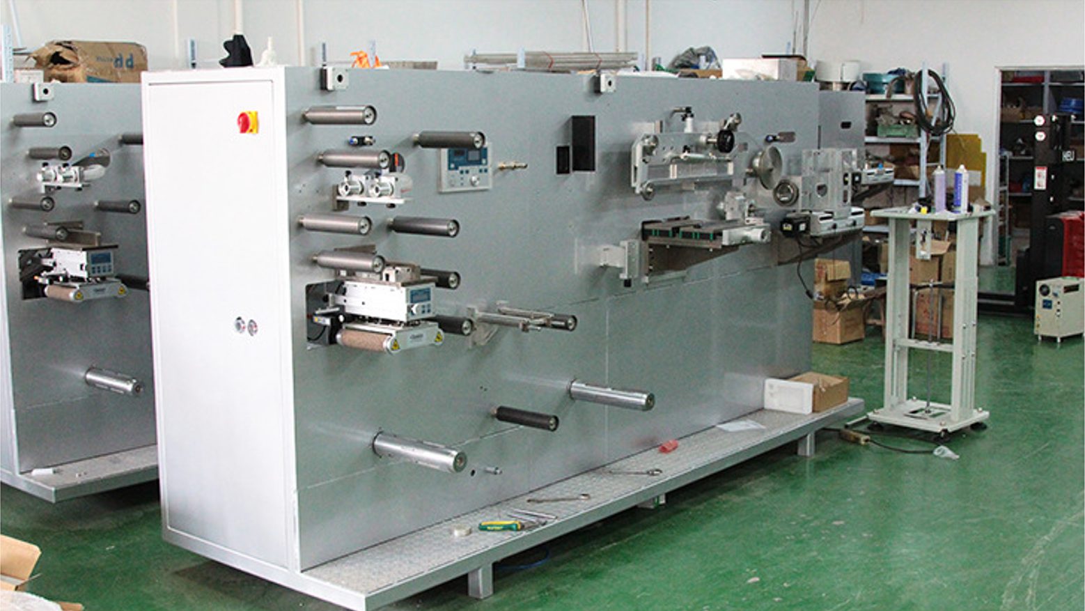 Plastic Tube OEM Contract Manufacturing Equipment - full machine view with control panel and production stations