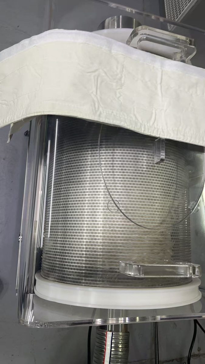 RG-100 Laboratory Softgel Encapsulation Machine - full machine view with control panel and production stations