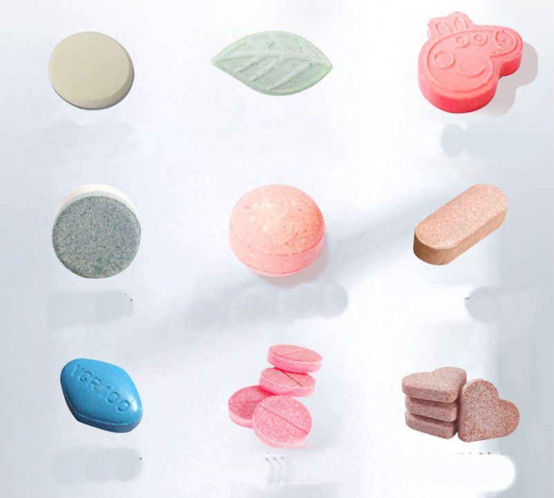 ZP Series Rotary Tablet Press for GMP Pharmaceutical Manufacturing - finished products and application showcase